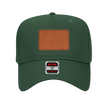 Customizable OTTO 31-069 Mid Profile Cap with PU Leather Patch Front