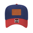 Customizable OTTO 31-069 Mid Profile Cap with PU Leather Patch Front