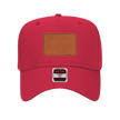 Customizable OTTO 31-069 Mid Profile Cap with PU Leather Patch Front