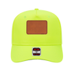 Customizable OTTO 31-069 Mid Profile Cap with PU Leather Patch Front