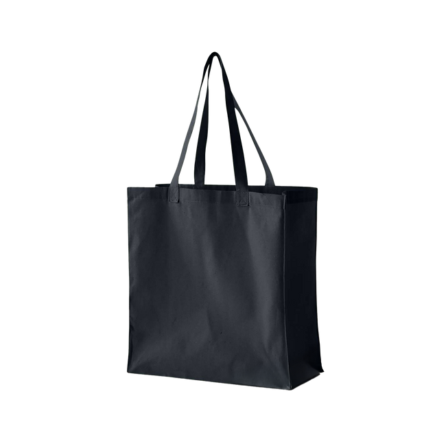 Customizable BAGedge BE055 Organic Cotton Canvas Grocery Tote Shoulder Straps