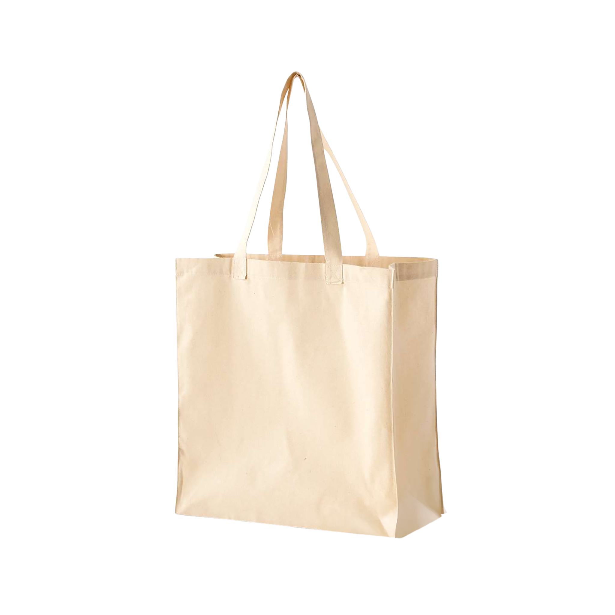 Customizable BAGedge BE055 Organic Cotton Canvas Grocery Tote Shoulder Straps