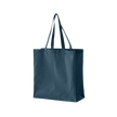 Customizable BAGedge BE055 Organic Cotton Canvas Grocery Tote Shoulder Straps