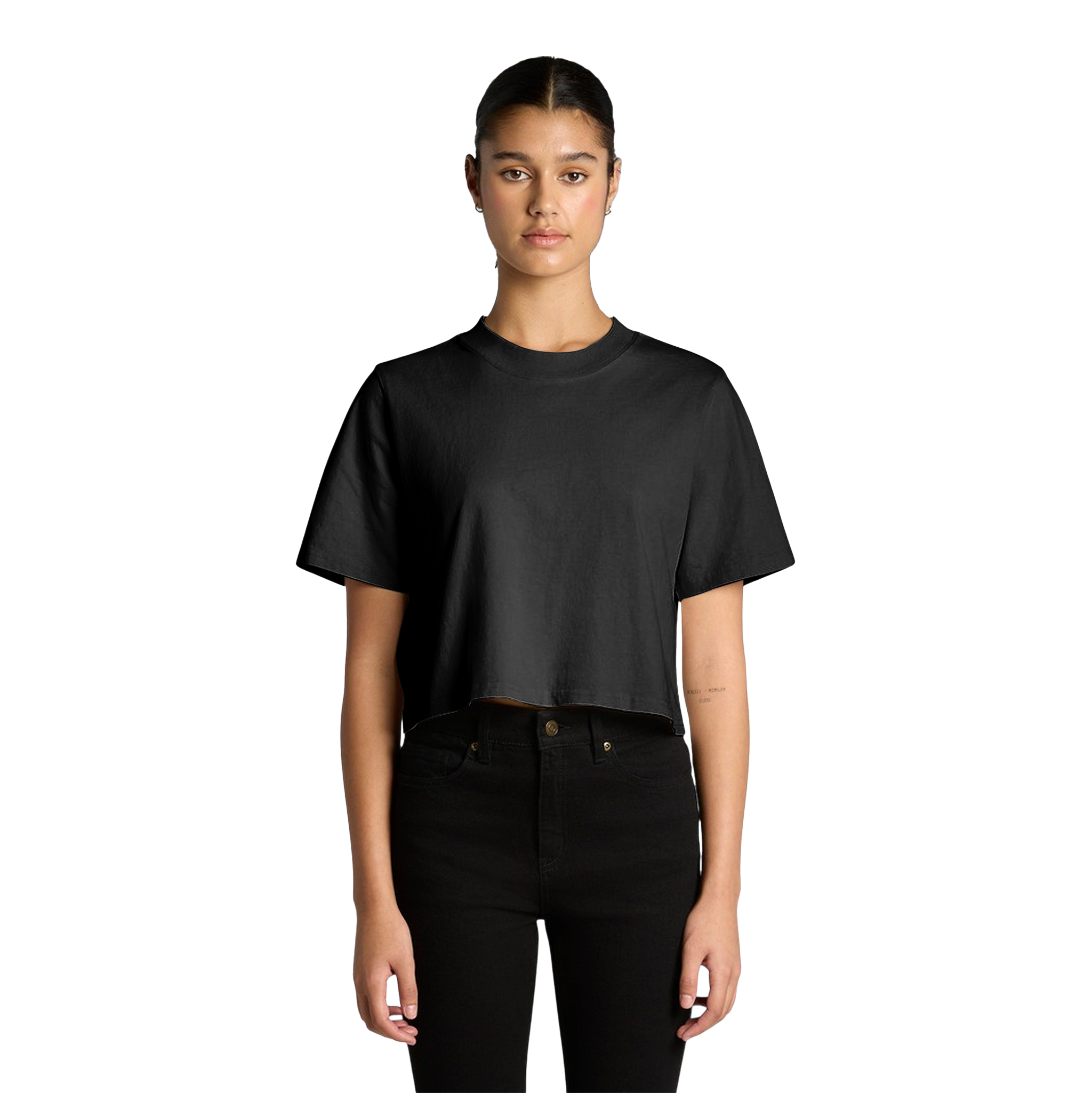 Customizable AS Colour 4089 Womens Heavy Faded Crop T Shirt