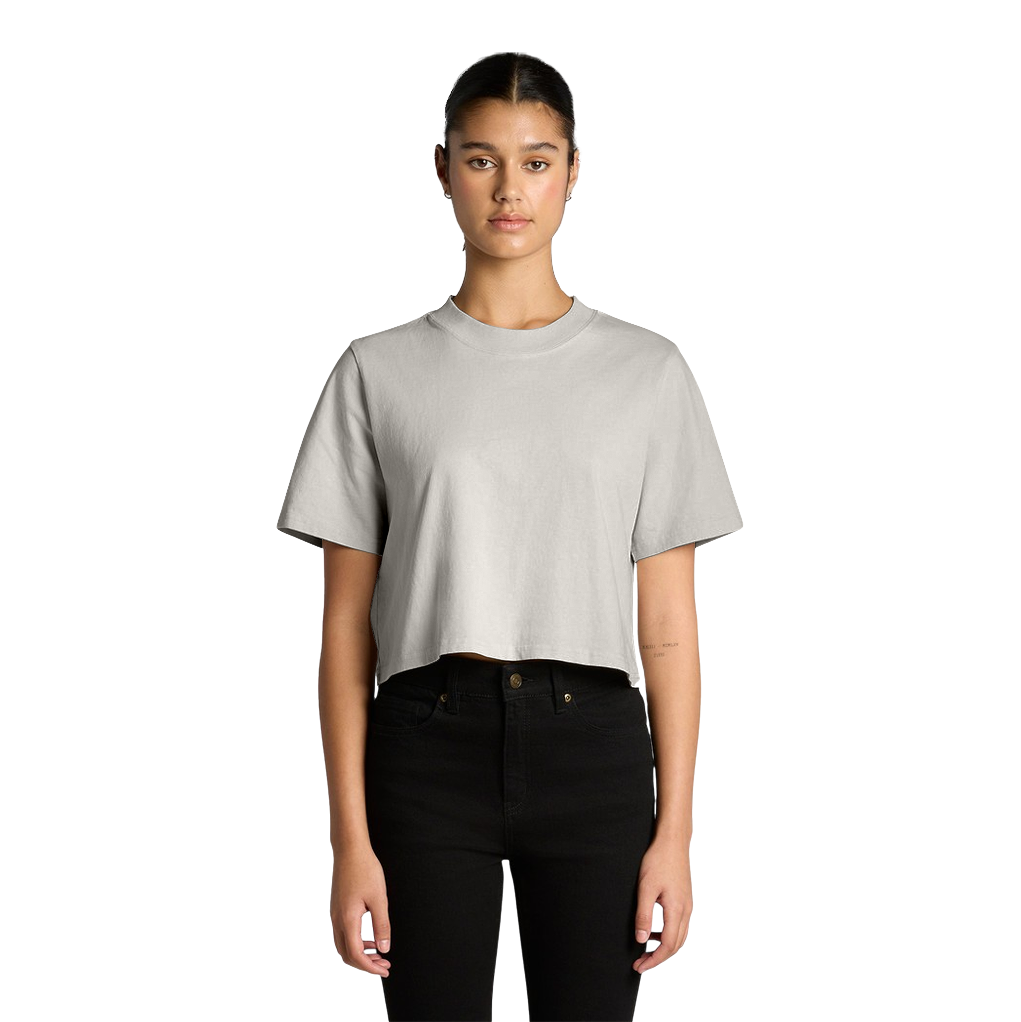 Customizable AS Colour 4089 Womens Heavy Faded Crop T Shirt