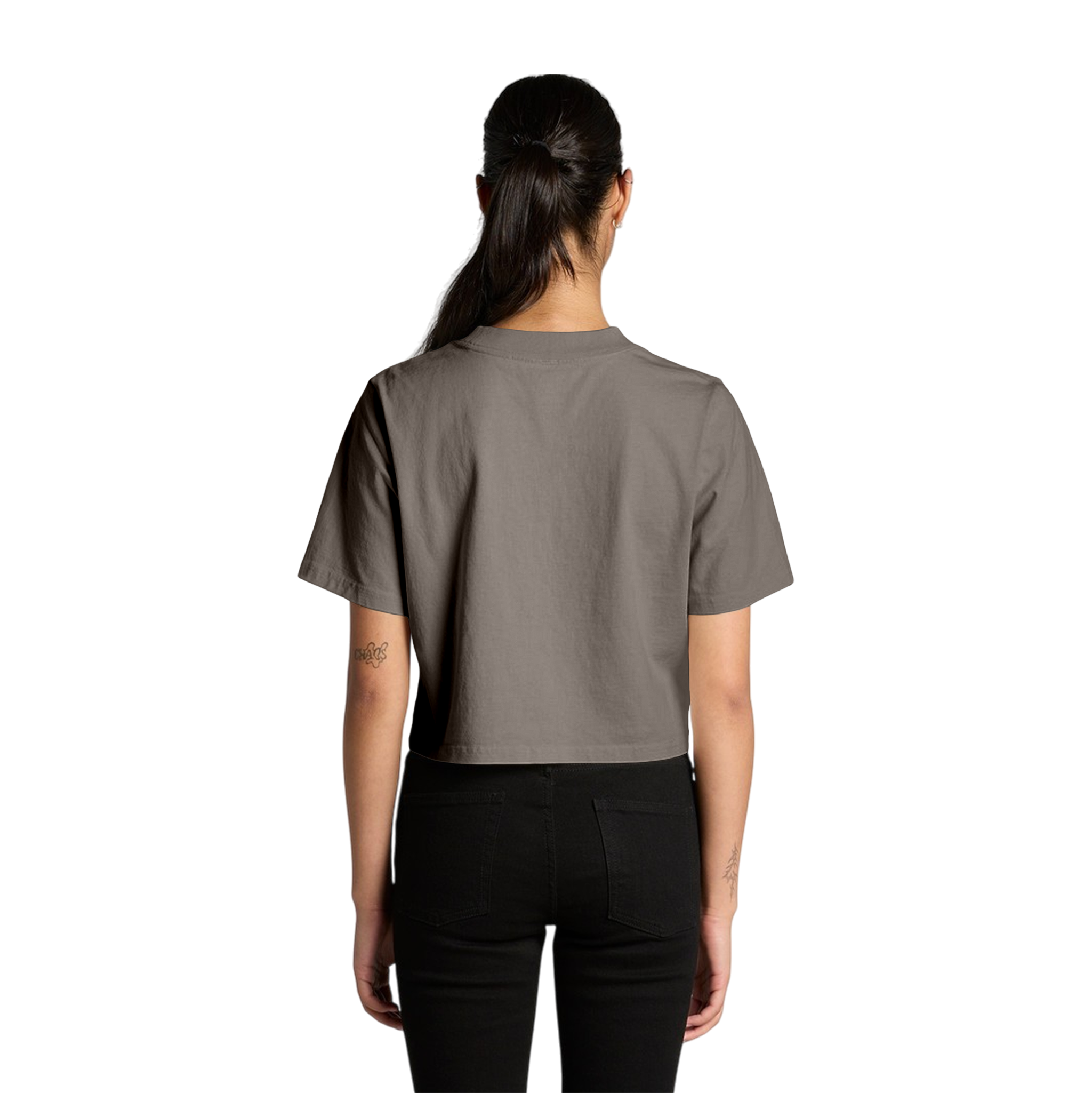 Customizable AS Colour 4089 Womens Heavy Faded Crop T Shirt