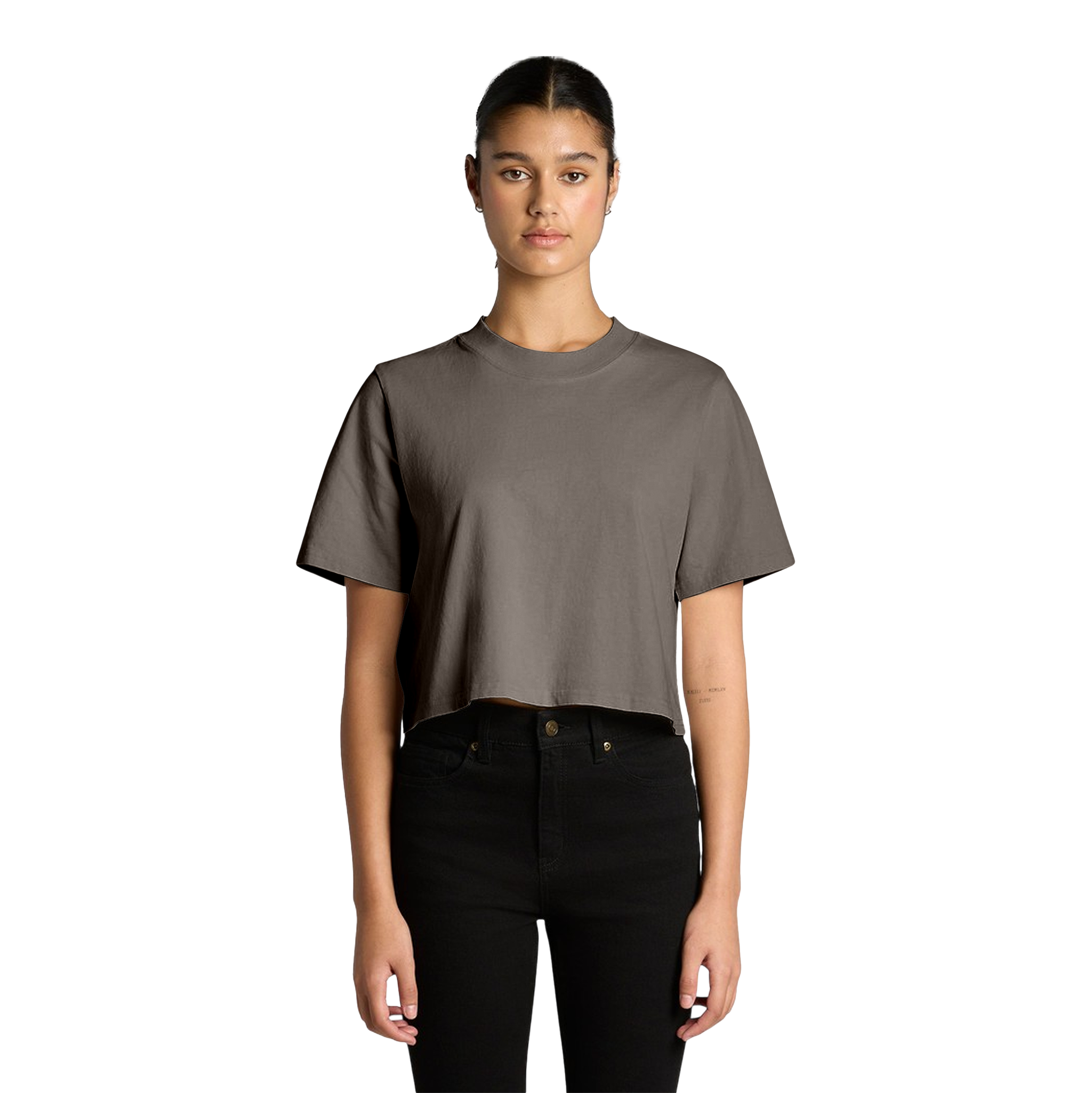 Customizable AS Colour 4089 Womens Heavy Faded Crop T Shirt