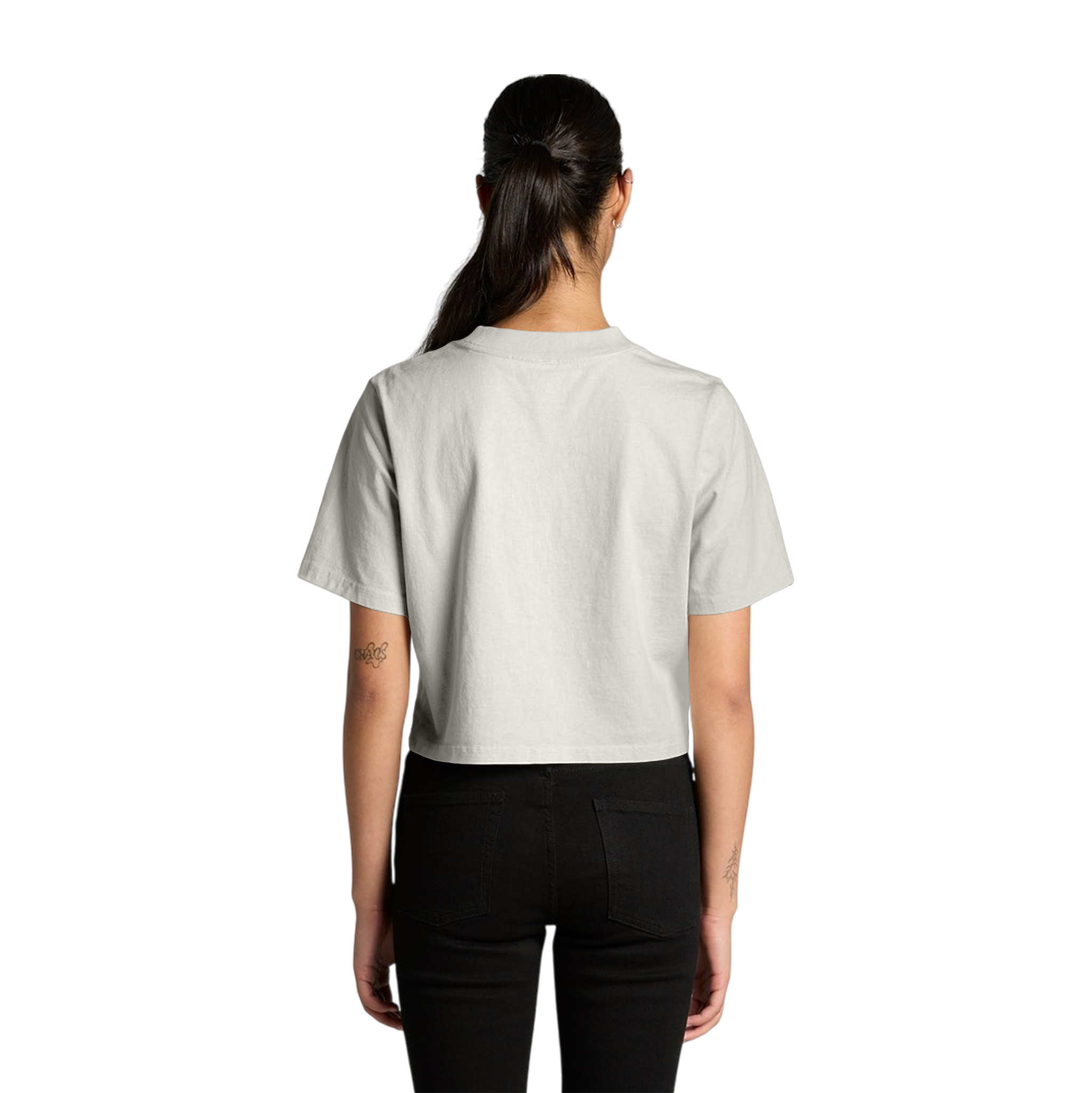 Customizable AS Colour 4089 Womens Heavy Faded Crop T Shirt