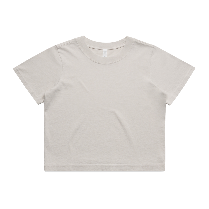 Customizable AS Colour 4089 Womens Heavy Faded Crop T Shirt