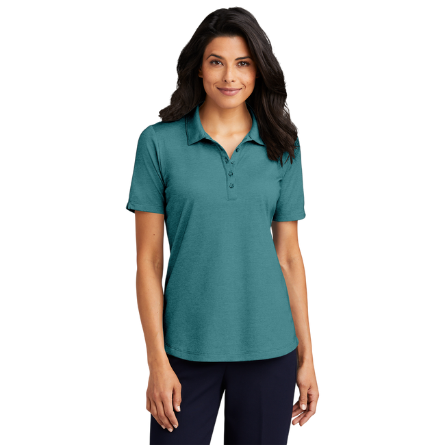 Customizable Port Authority LK830 Ladies Fine Pique Blend Polo