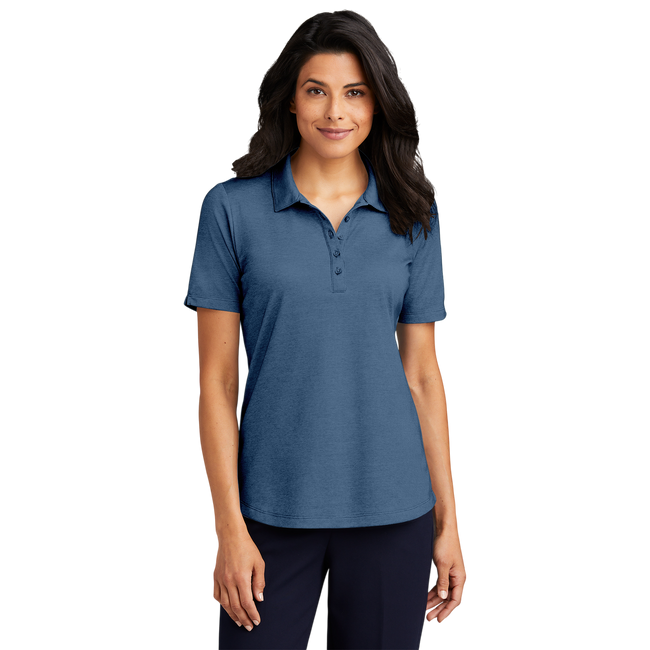 Customizable Port Authority LK830 Ladies Fine Pique Blend Polo