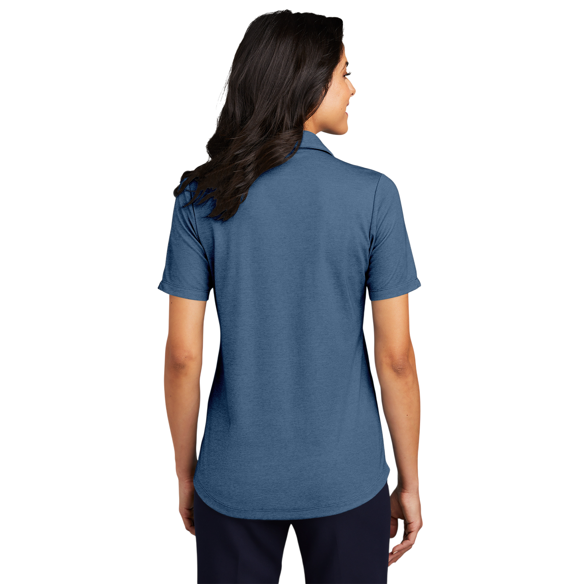 Customizable Port Authority LK830 Ladies Fine Pique Blend Polo