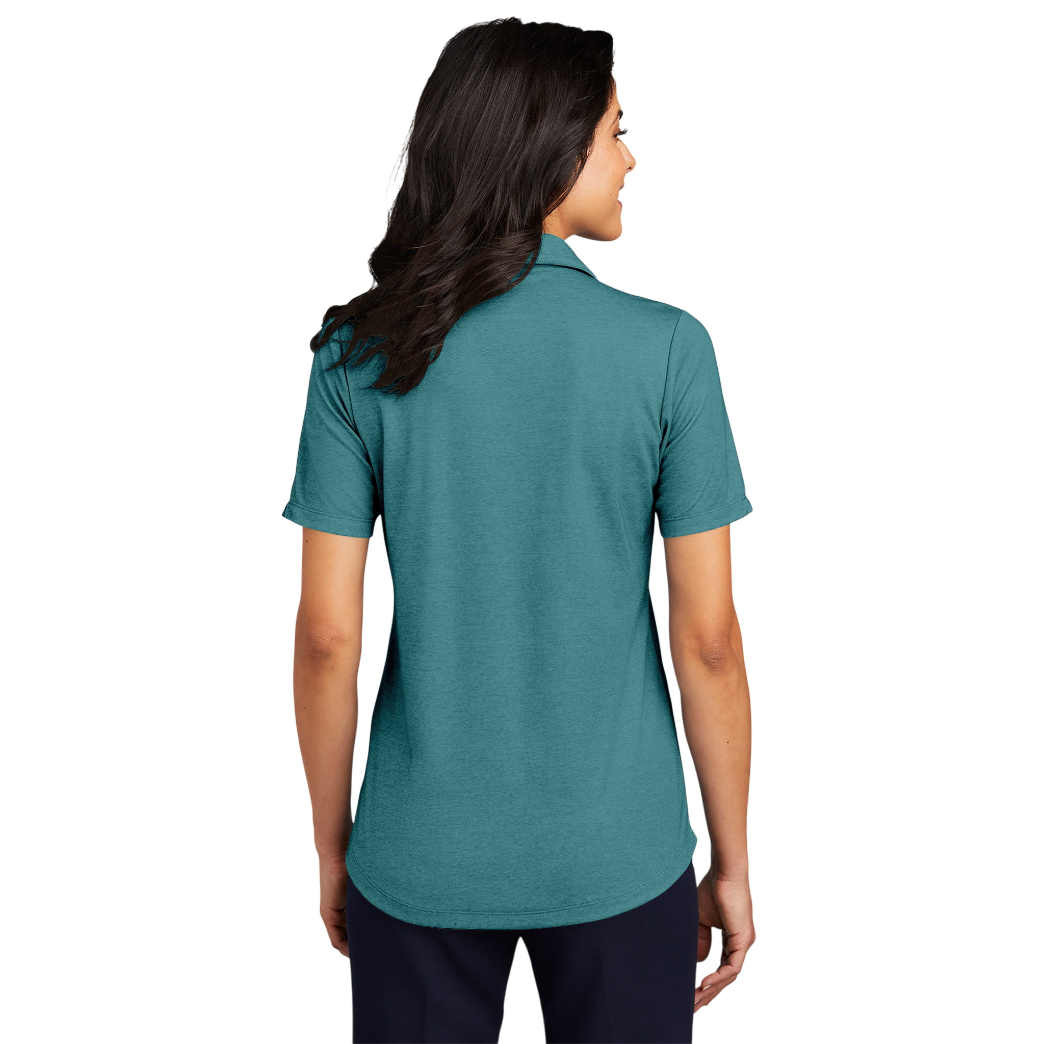 Customizable Port Authority LK830 Ladies Fine Pique Blend Polo