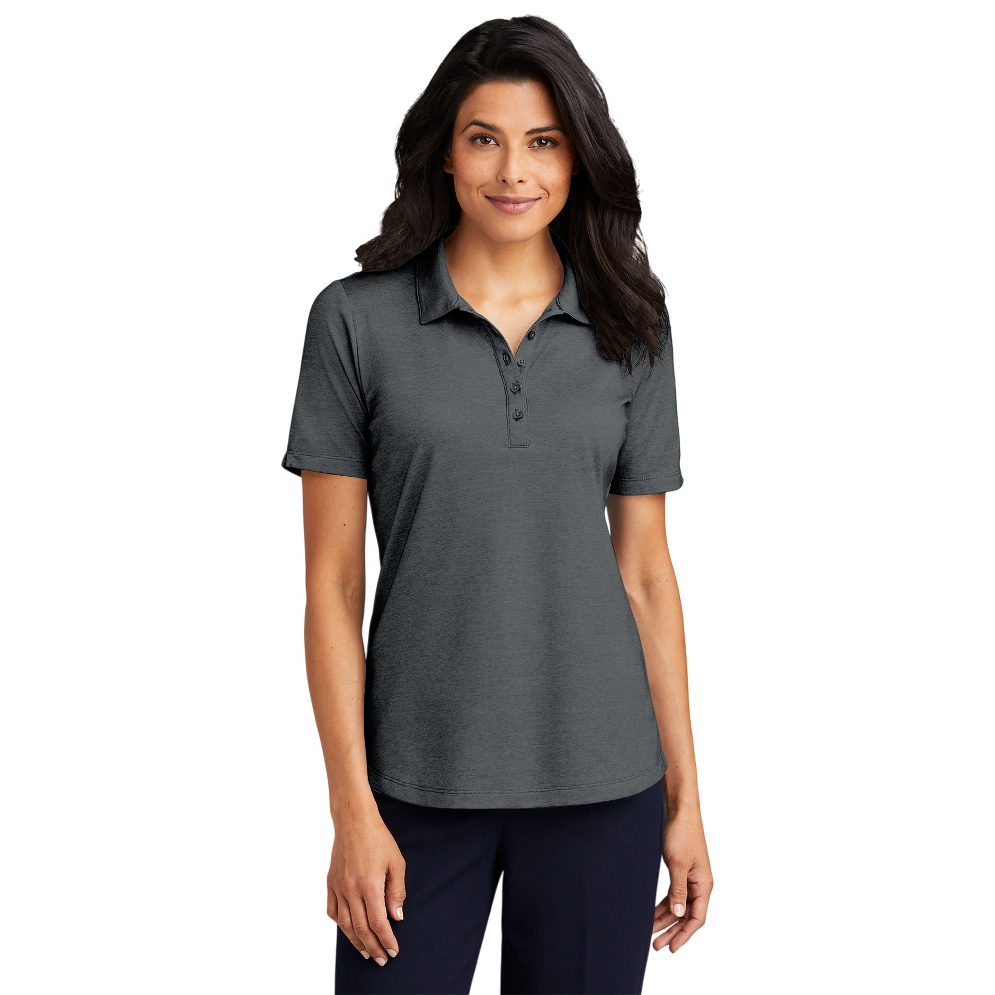 Customizable Port Authority LK830 Ladies Fine Pique Blend Polo