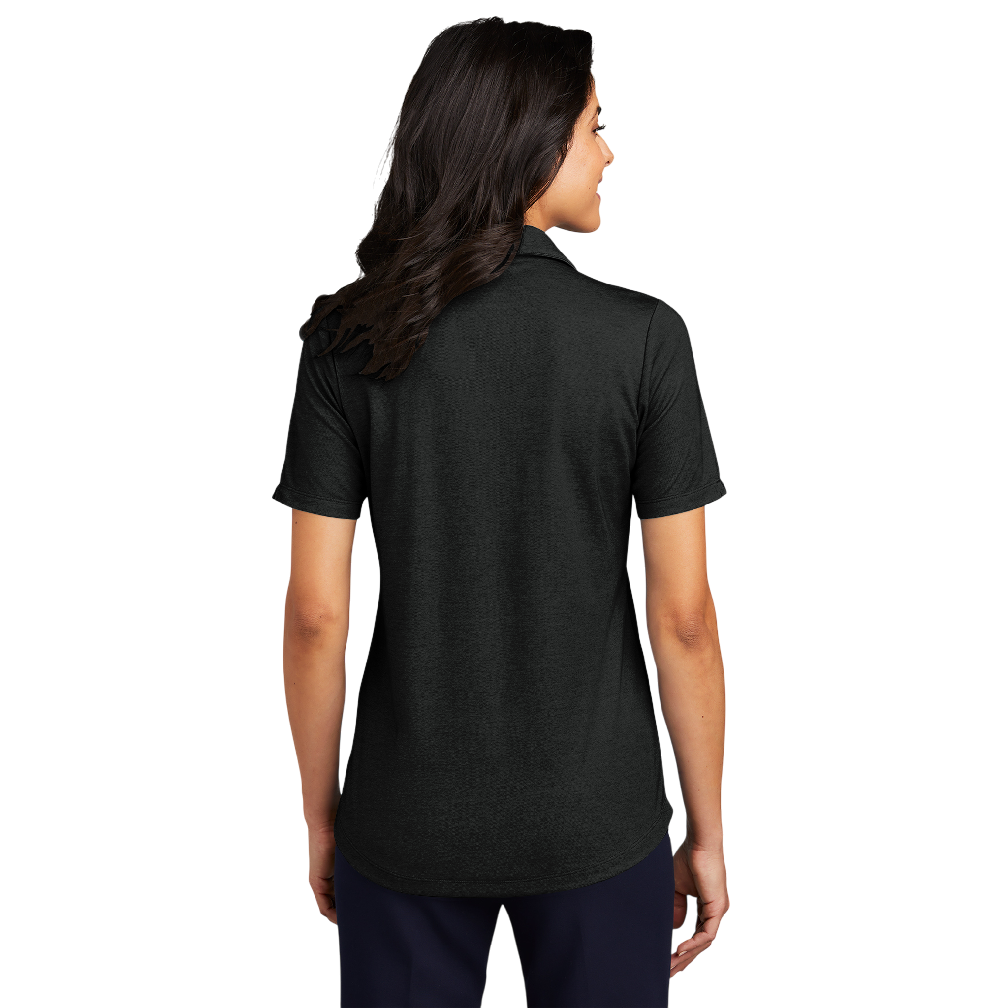 Customizable Port Authority LK830 Ladies Fine Pique Blend Polo