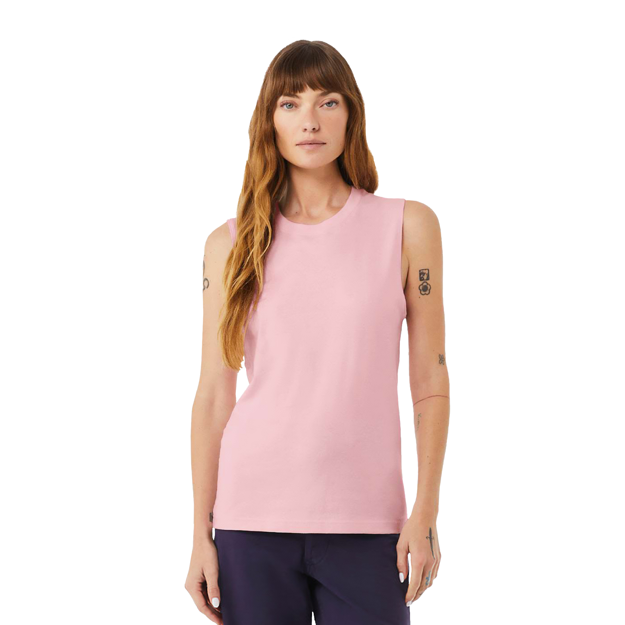 Customizable Bella+Canvas 3483 Unisex Jersey Muscle Tank Retail Fit Pre Shrunk