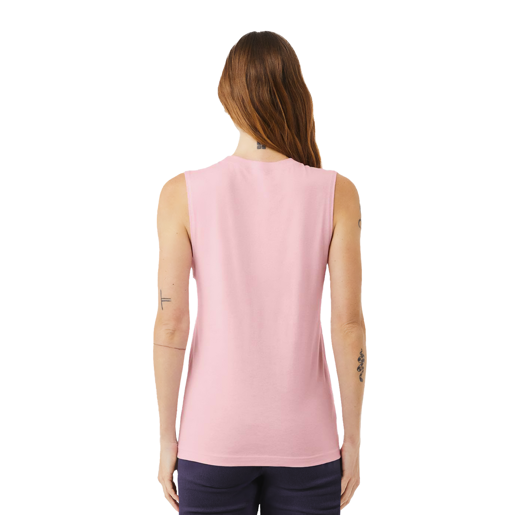 Customizable Bella+Canvas 3483 Unisex Jersey Muscle Tank Retail Fit Pre Shrunk