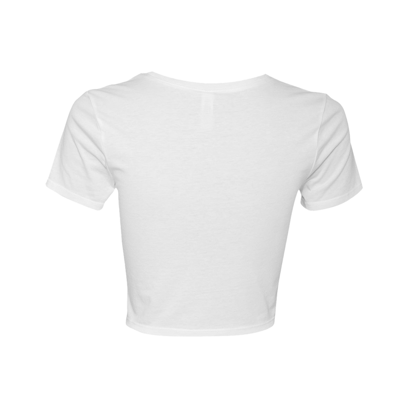 Customizable Bella+Canvas 6681 Womens Poly Cotton Crop Tee Fitted