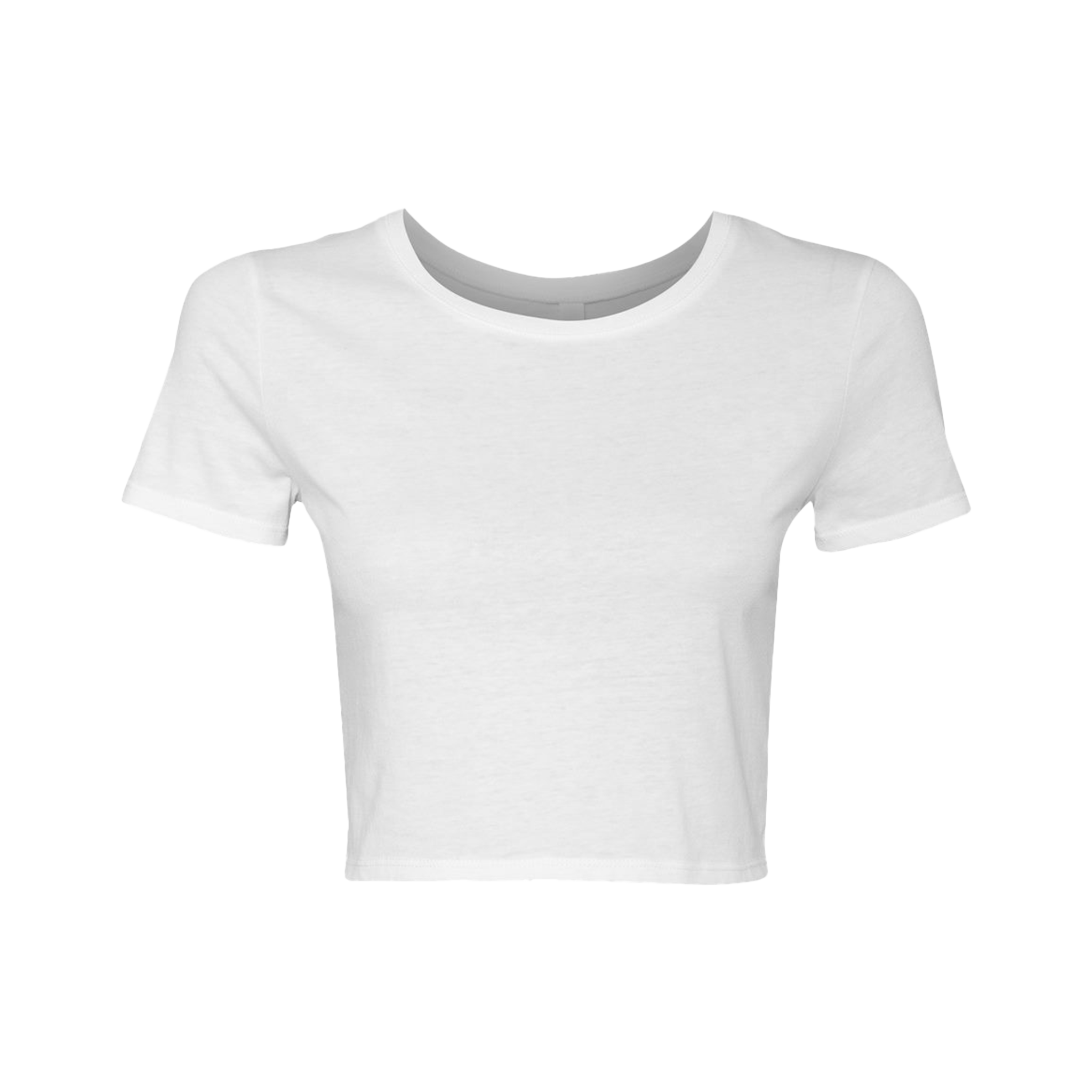 Customizable Bella+Canvas 6681 Womens Poly Cotton Crop Tee Fitted