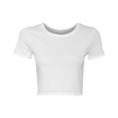 Customizable Bella+Canvas 6681 Womens Poly Cotton Crop Tee Fitted
