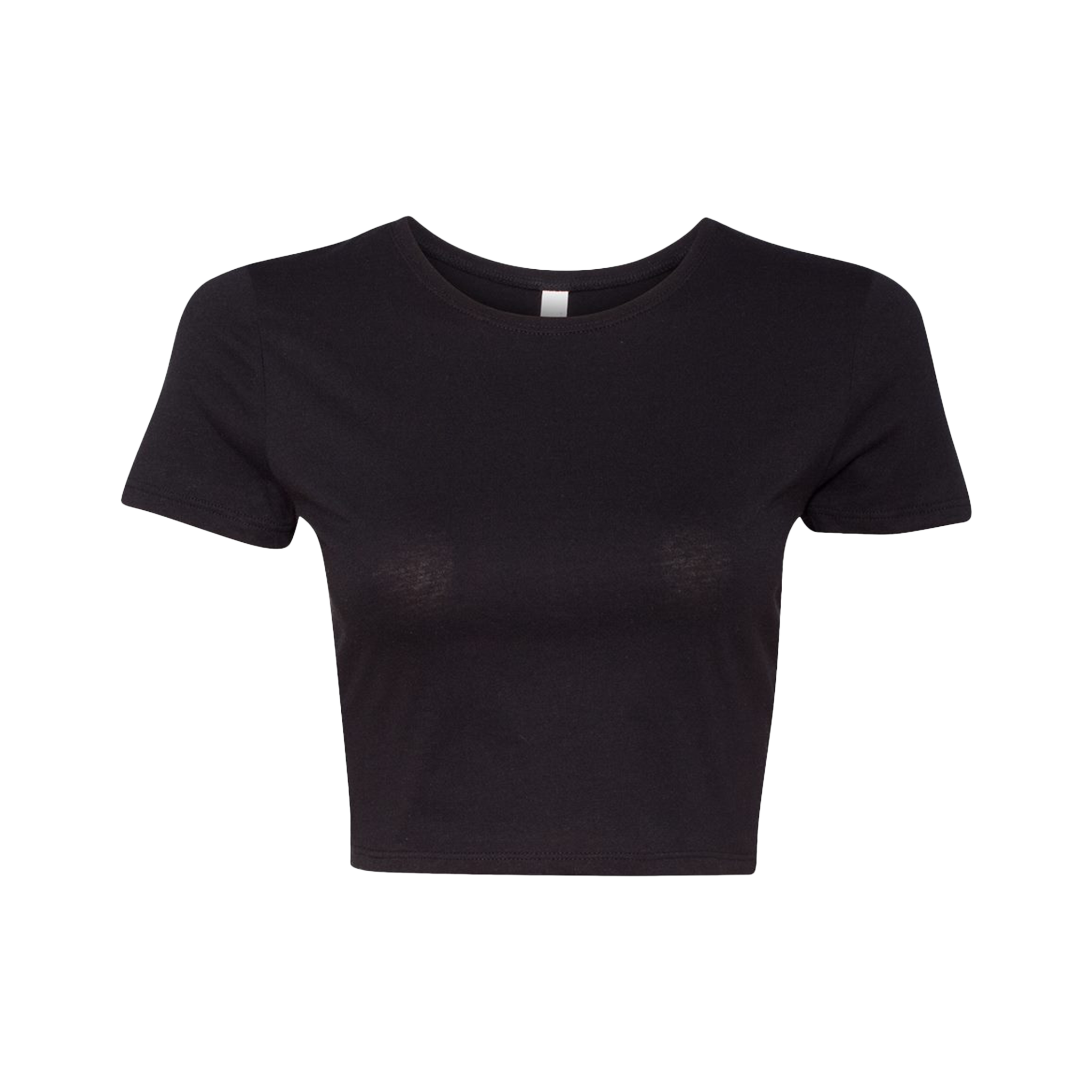 Customizable Bella+Canvas 6681 Womens Poly Cotton Crop Tee Fitted