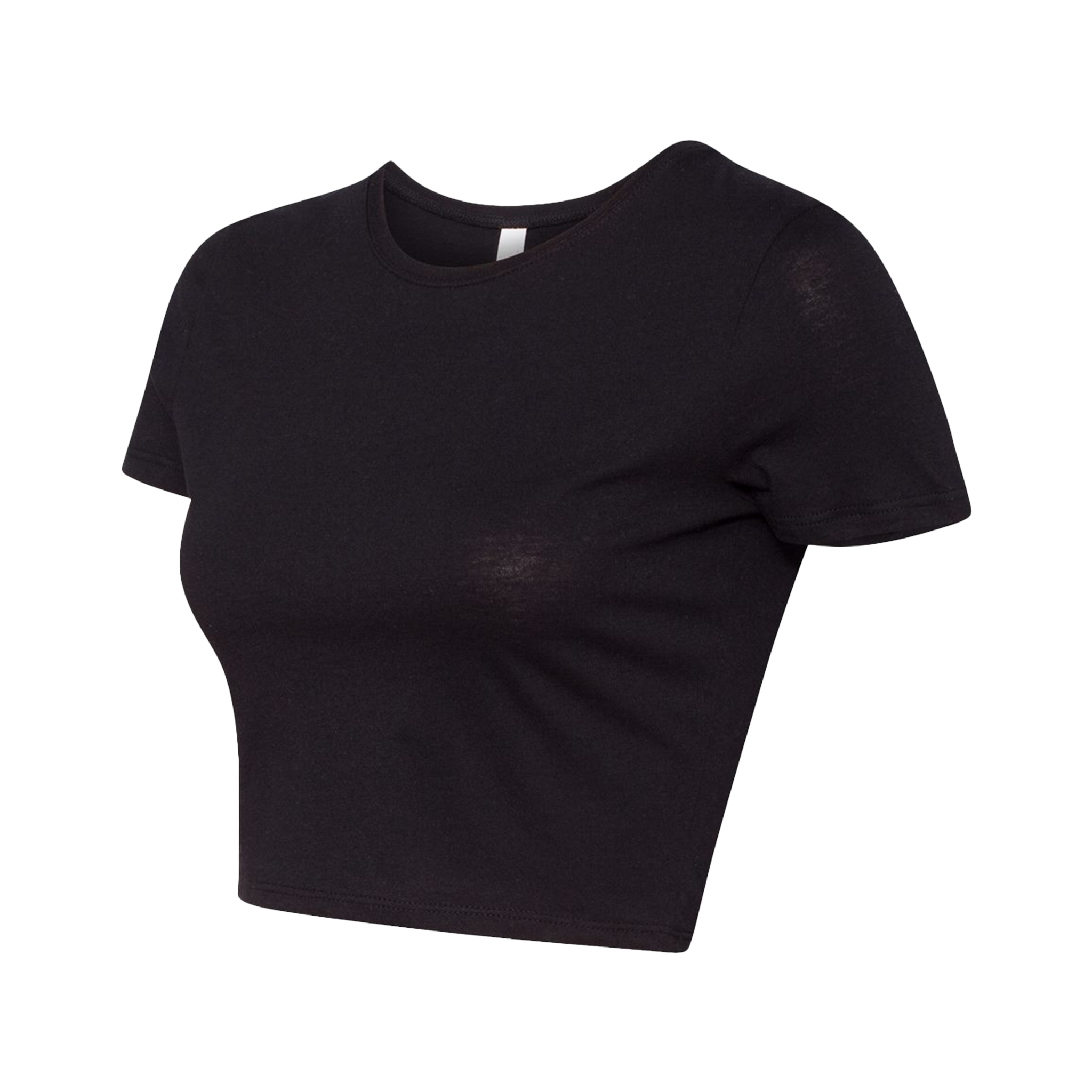 Customizable Bella+Canvas 6681 Womens Poly Cotton Crop Tee Fitted