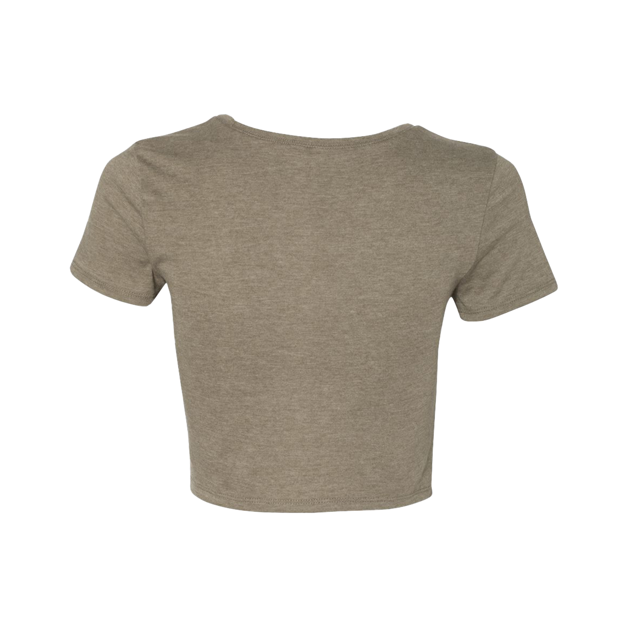 Customizable Bella+Canvas 6681 Womens Poly Cotton Crop Tee Fitted