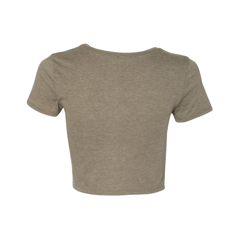 Customizable Bella+Canvas 6681 Womens Poly Cotton Crop Tee Fitted