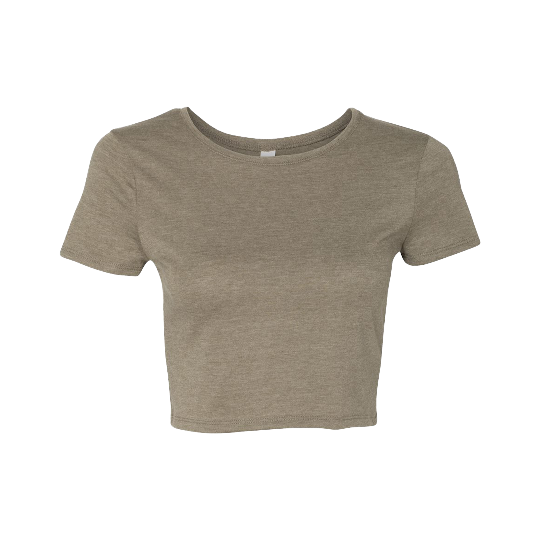 Customizable Bella+Canvas 6681 Womens Poly Cotton Crop Tee Fitted