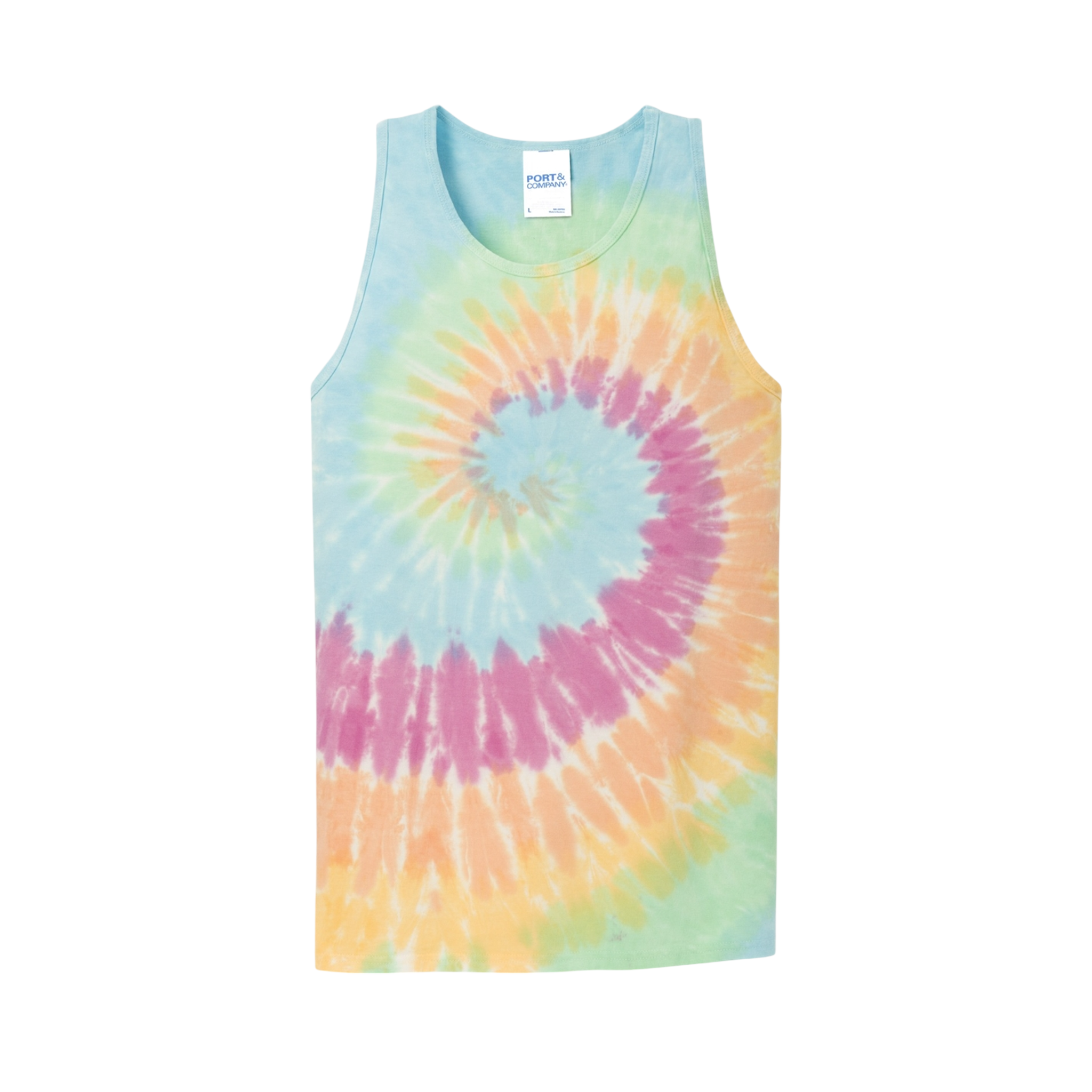 Customizable Port and Company PC147TT Unisex Tie Dye Tank Top