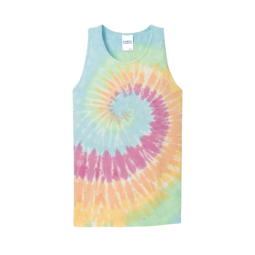 Customizable Port and Company PC147TT Unisex Tie Dye Tank Top