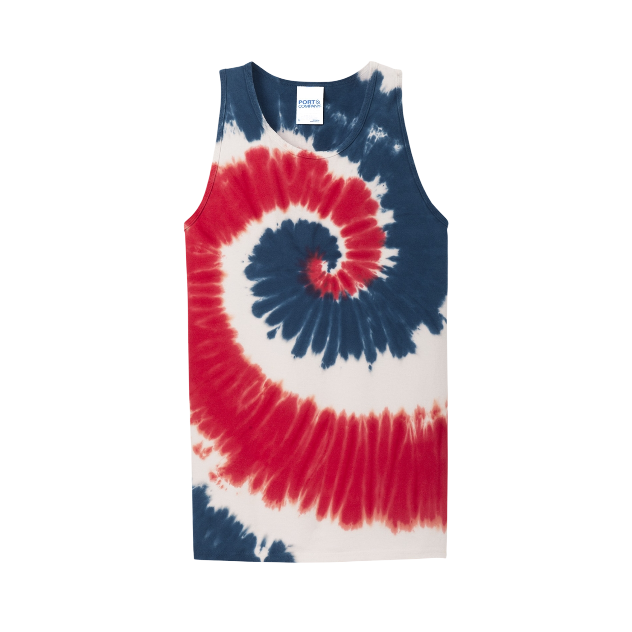 Customizable Port and Company PC147TT Unisex Tie Dye Tank Top