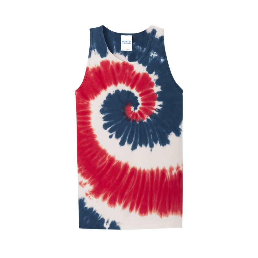 Customizable Port and Company PC147TT Unisex Tie Dye Tank Top