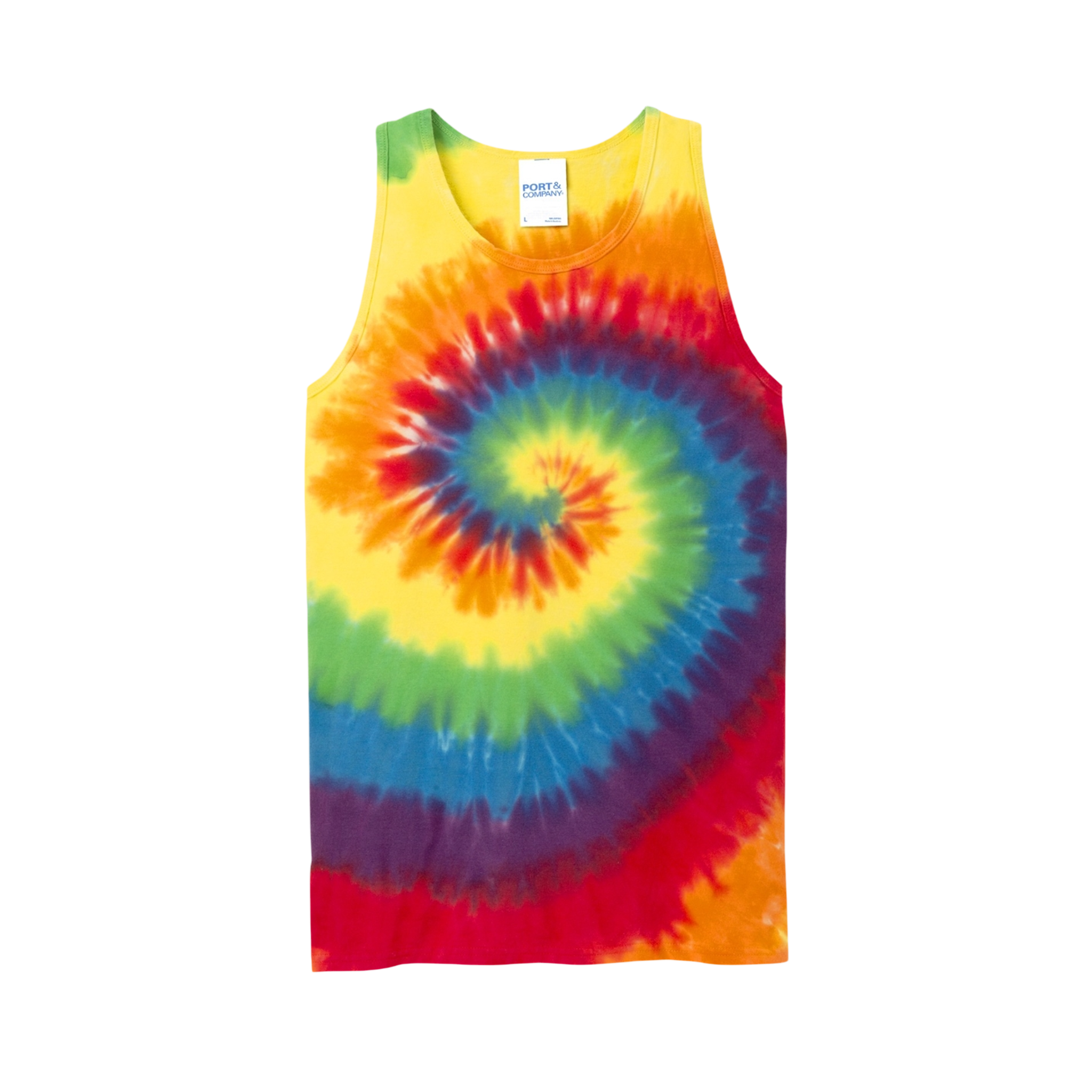 Customizable Port and Company PC147TT Unisex Tie Dye Tank Top