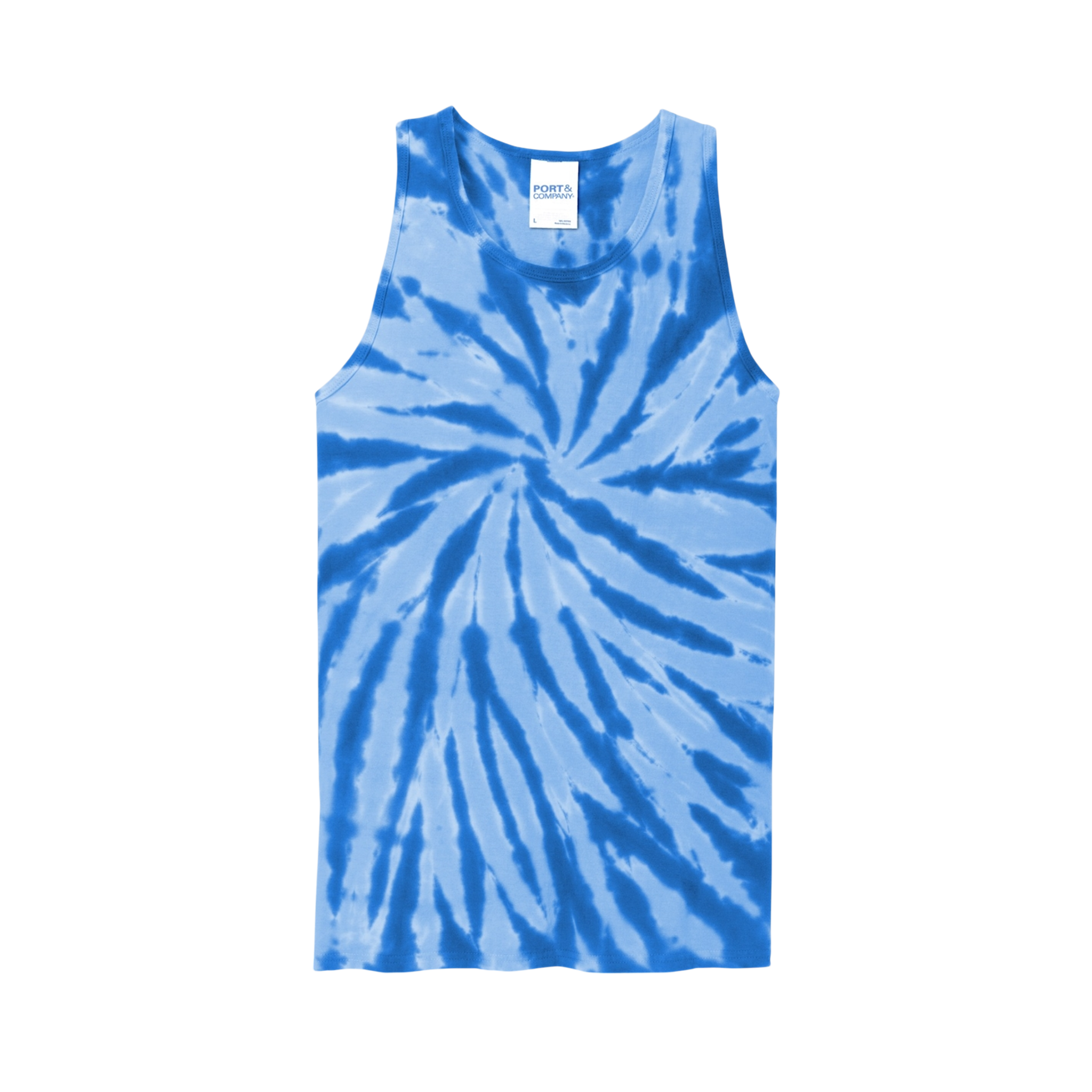 Customizable Port and Company PC147TT Unisex Tie Dye Tank Top
