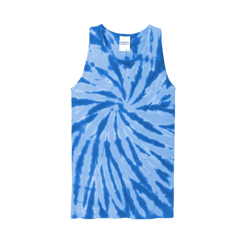 Customizable Port and Company PC147TT Unisex Tie Dye Tank Top
