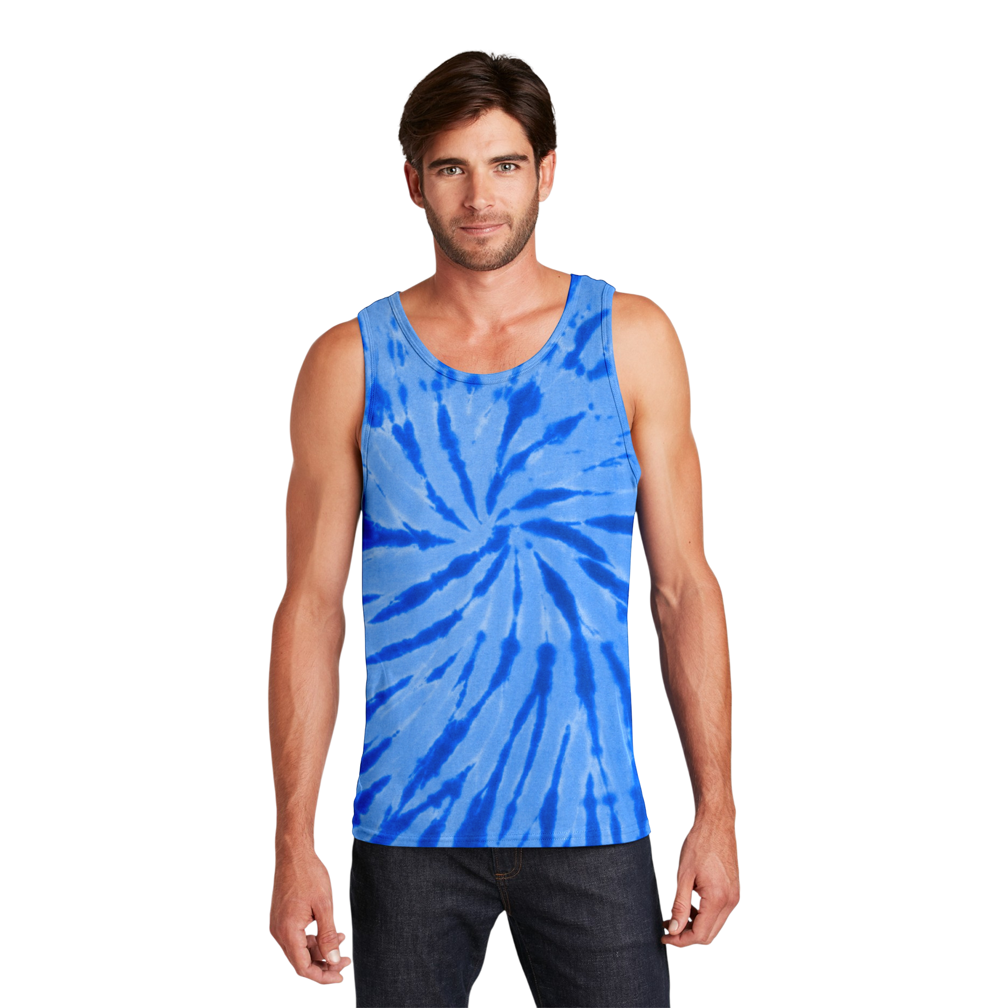 Customizable Port and Company PC147TT Unisex Tie Dye Tank Top