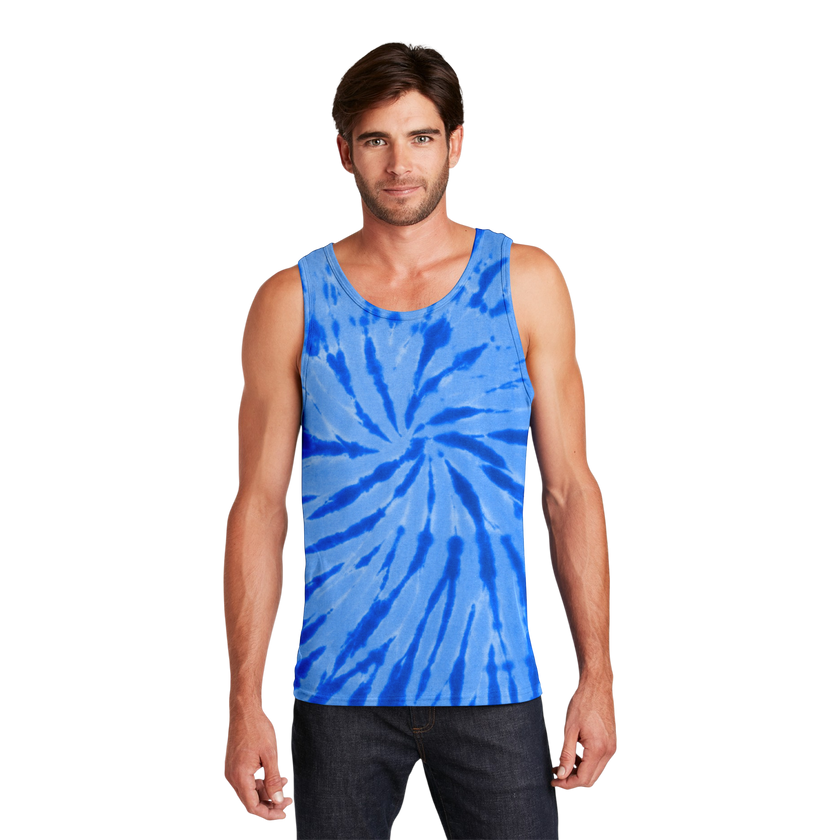 Customizable Port and Company PC147TT Unisex Tie Dye Tank Top