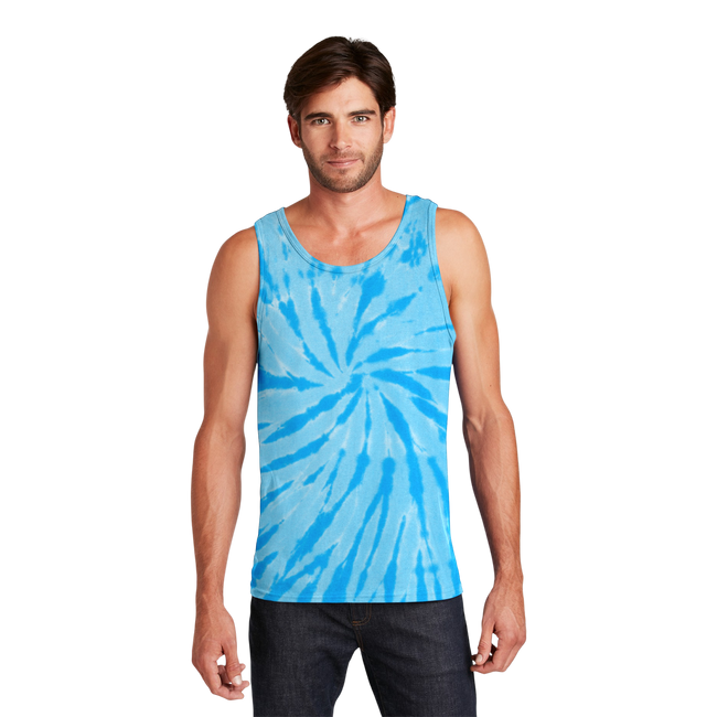 Customizable Port and Company PC147TT Unisex Tie Dye Tank Top
