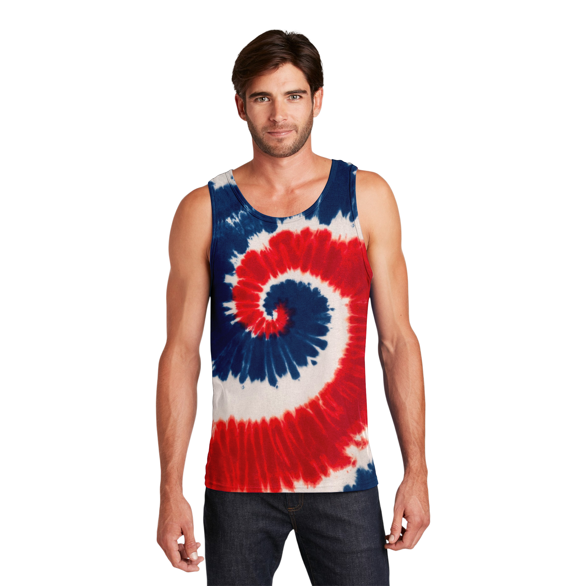 Customizable Port and Company PC147TT Unisex Tie Dye Tank Top