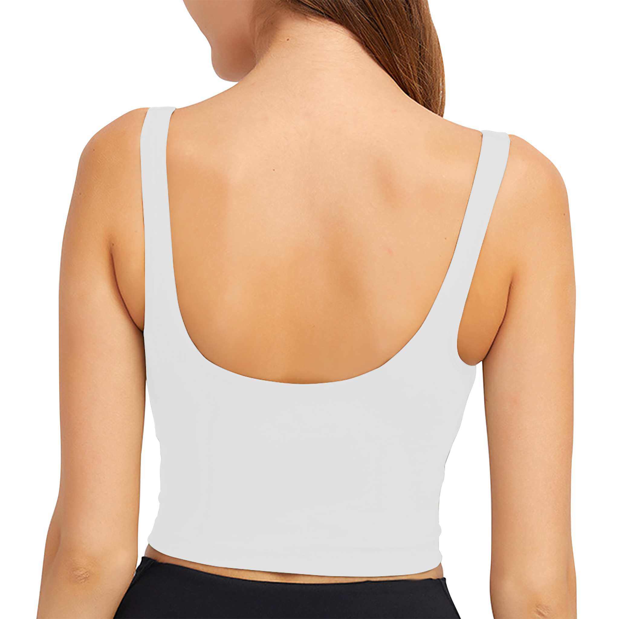 Customizable Womens Polyester Sports Bra U Back Removable Pads