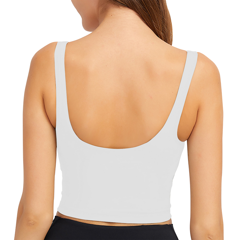 Customizable Womens Polyester Sports Bra U Back Removable Pads