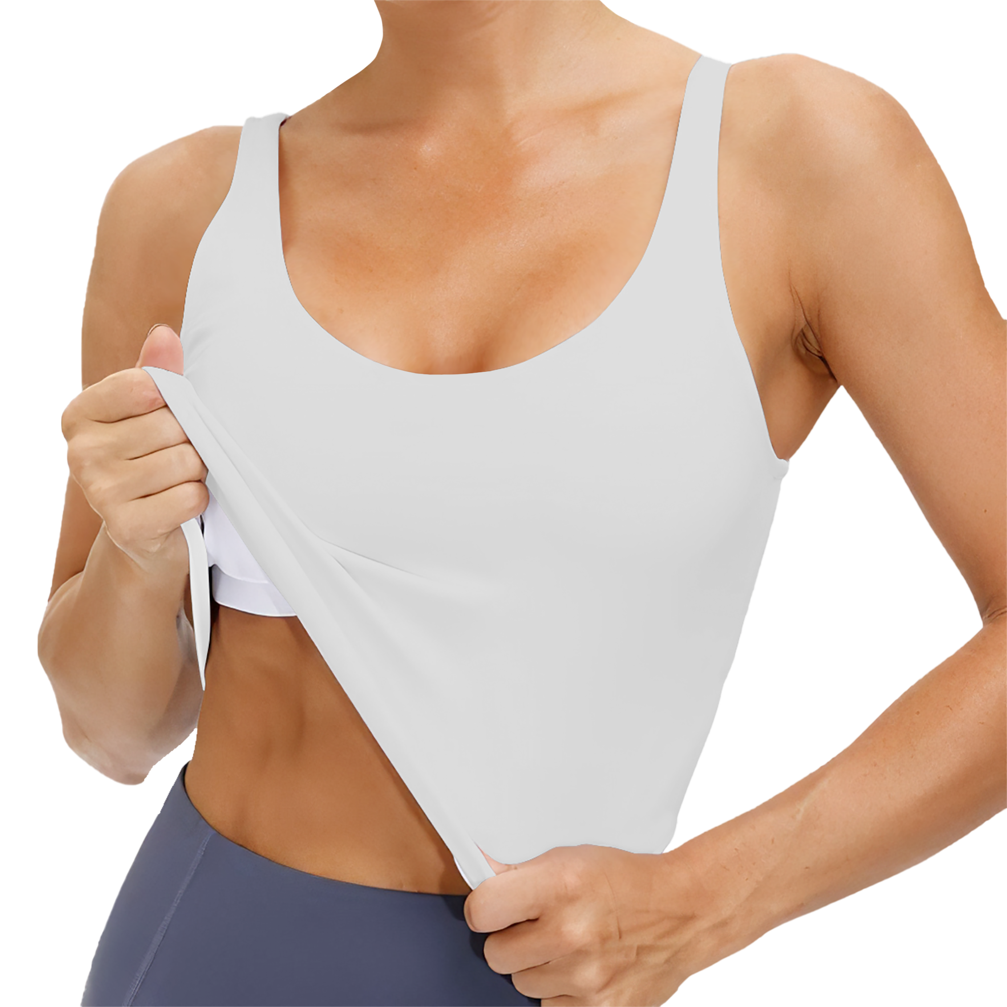 Customizable Womens Polyester Sports Bra U Back Removable Pads