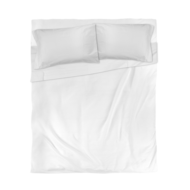 Customizable Cotton Duvet Cover with Invisible Zipper and Corner Ties