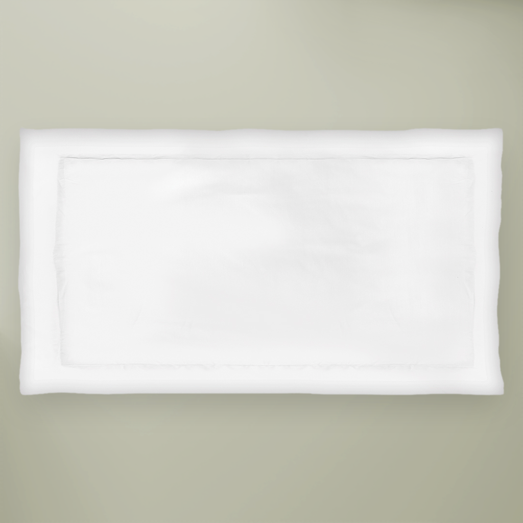 Customizable Cotton Pillow Sham with Envelope Closure