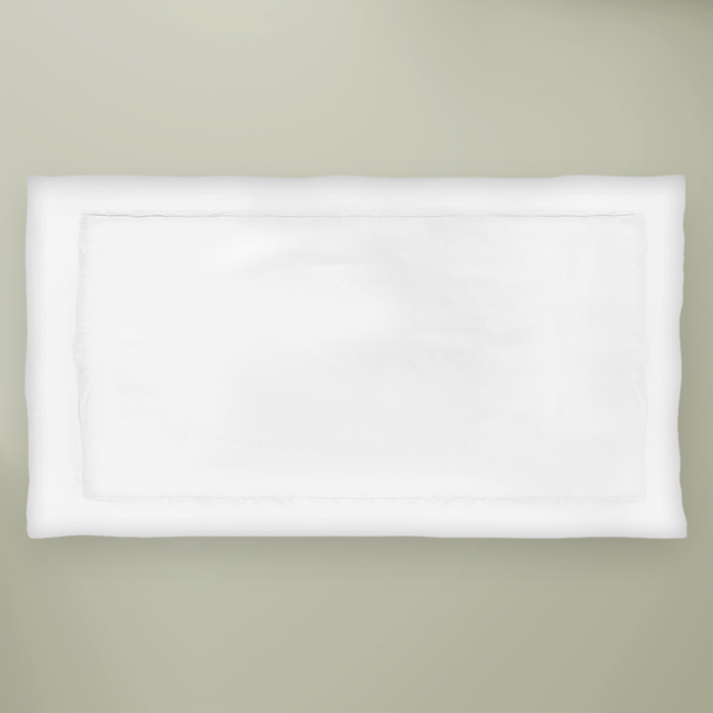 Customizable Cotton Pillow Sham with Envelope Closure