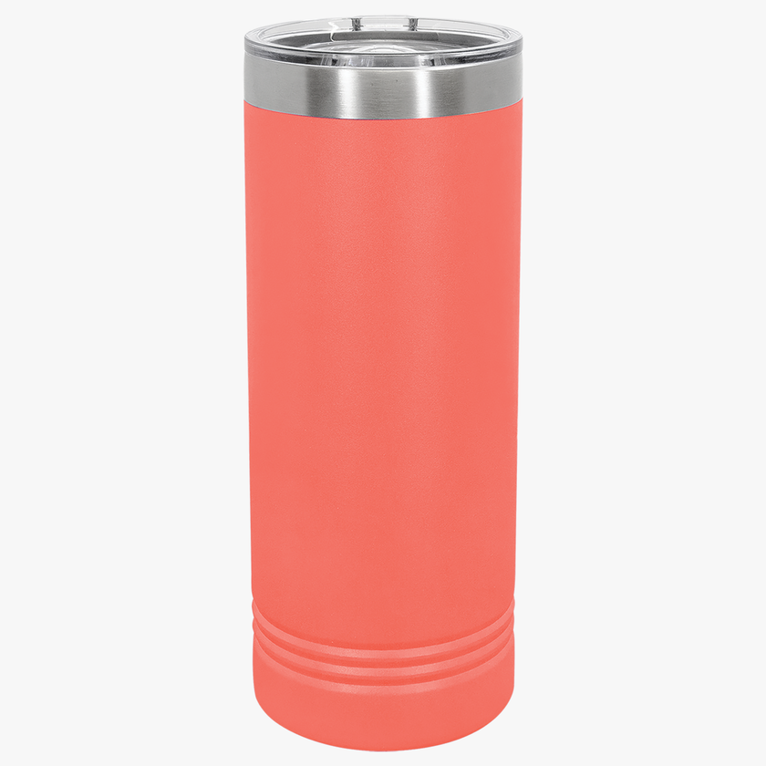 Customizable Polar Camel 22oz Skinny Stainless Steel Tumbler with Lid