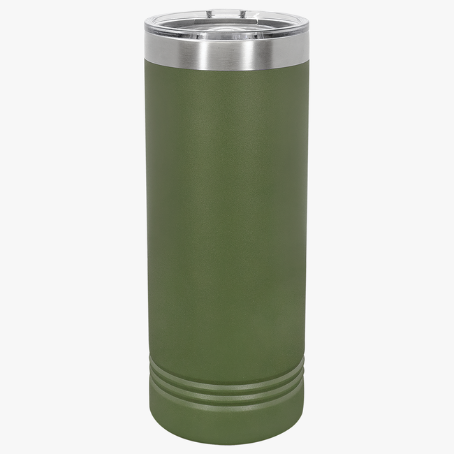 Customizable Polar Camel 22oz Skinny Stainless Steel Tumbler with Lid