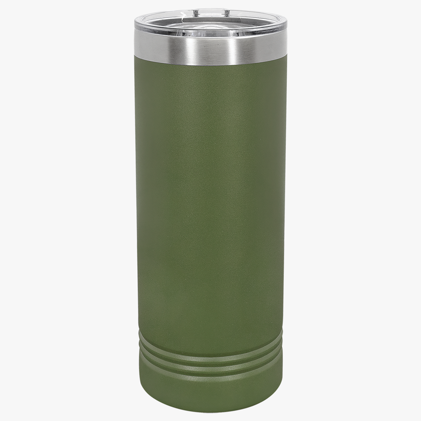 Customizable Polar Camel 22oz Skinny Stainless Steel Tumbler with Lid