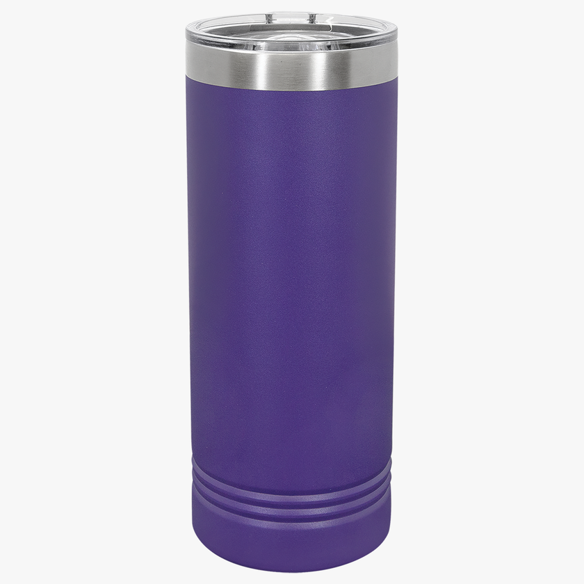 Customizable Polar Camel 22oz Skinny Stainless Steel Tumbler with Lid